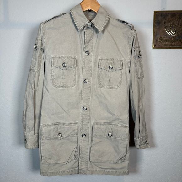 Women's Vintage Banana Republic Khaki Safari Field Button Front Jacket Size XS - Picture 1 of 11